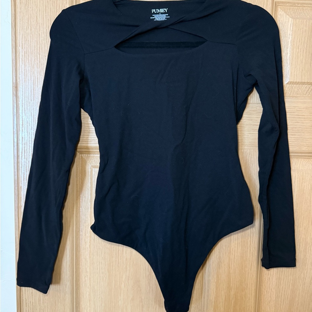Women's Black Bodysuit